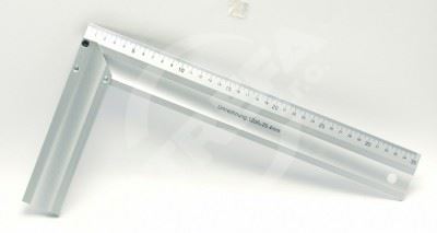 Uholník HOBBY ALU 400 mm - hliník - balenie po 1 ks