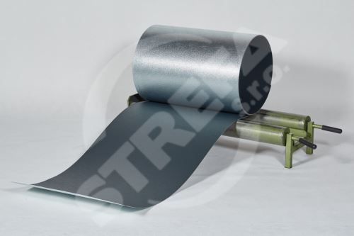PREFA hliníkový plech Prefalz 0,70 x 650 mm antracitový P.10 stucco ( RAL7016)
