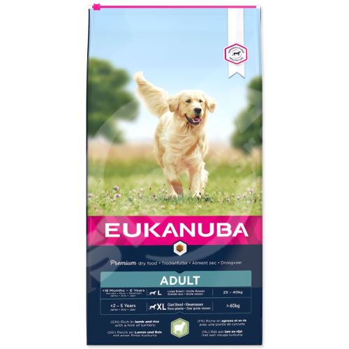 EUKANUBA Adult Large & Giant Breed Lamb 12 kg