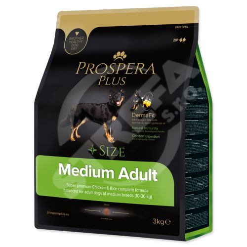 Prospera Plus Medium Adult kuracie mäso s ryžou 3kg