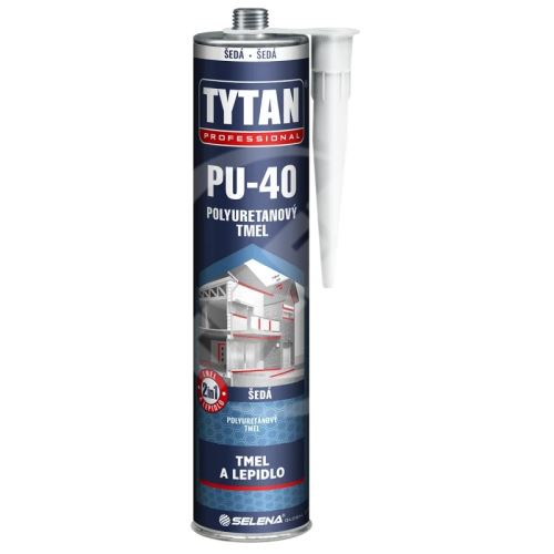 Tytan PB 40 polyuretánový tmel, 300 ml, sivý