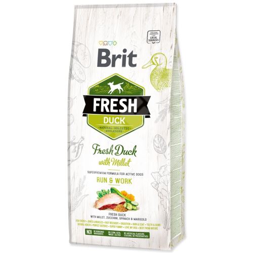 BRIT Fresh Duck with Millet Active Run & Work 12 kg