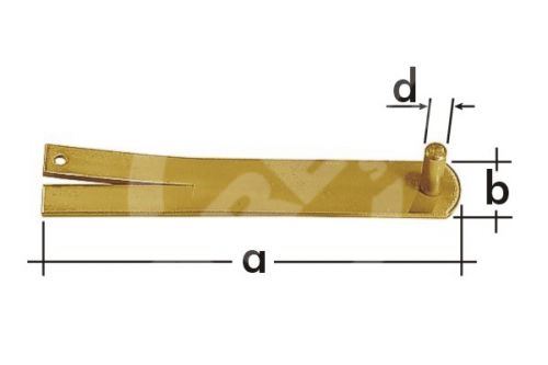 Nástenný držiak na hmoždinky CM 13 DMX d13 mm - balenie po 1 ks