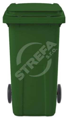 Plastový odpadkový kôš 240 l zelený