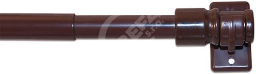 Vitrážová tyč CAFE teleskopická 50-85cm kovová ČIERNA
