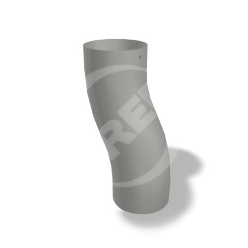 PREFA podstavcové koleno, ø 120 mm, zinkovo sivé