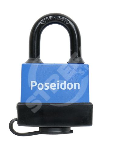 Visiaci zámok POSEIDON 40, 3 kľúče, vodotesný s plastovým krytom
