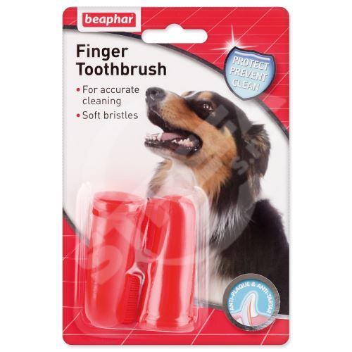 Zubné kefky Dog-A-Dent na prst 2 ks