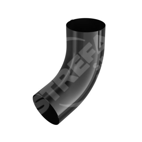 BRYZA Pozinkované koleno 72°  Ø 100 mm, čierna farba RAL 9005