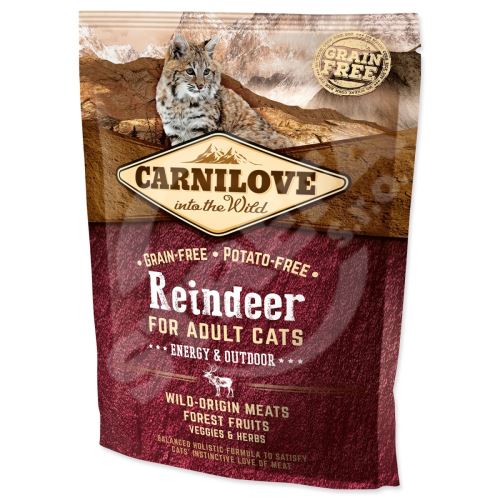 Carnilove Adult Energy & Outdoor Reindeer 0,4kg