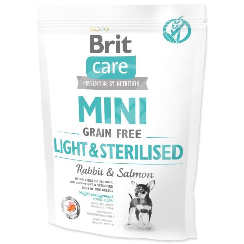 BRIT Care Dog Mini Grain Free Light & Sterilised 400 g