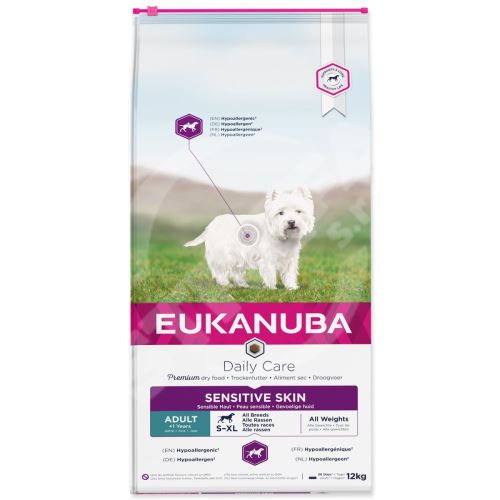 EUKANUBA Daily Care Sensitive Skin 12kg