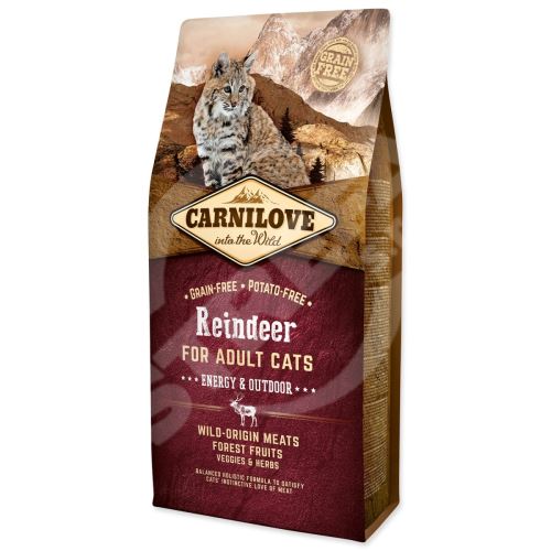 Carnilove Adult Energy & Outdoor Reindeer 6kg