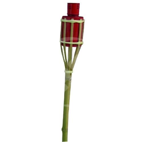 Bambusová lavička 120 cm, červená