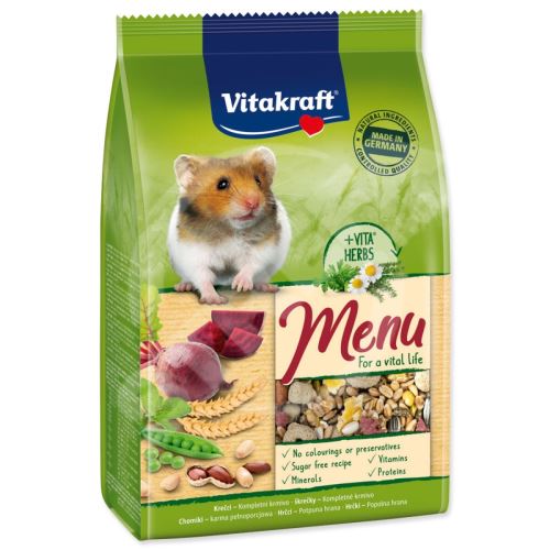 Menu VITAKRAFT Vrecko pre škrečka 400 g