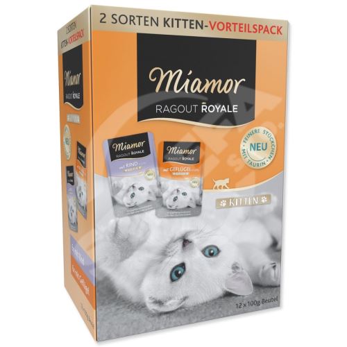 MIAMOR Ragout Royale Kitten v želé multipack 1200 g