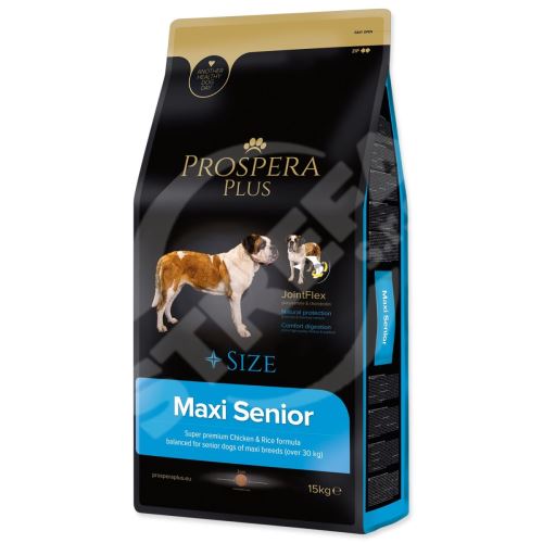 Prospera Plus Maxi Senior kuracie mäso s ryžou 15kg