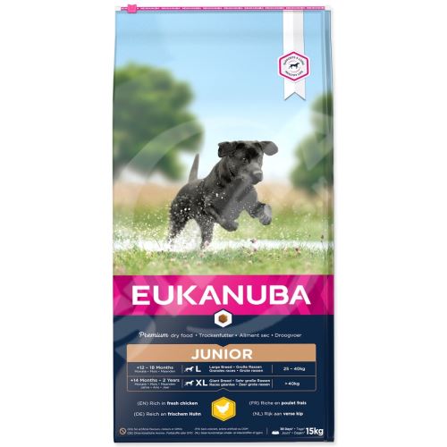 EUKANUBA Junior Veľké a obrie plemená 15 kg