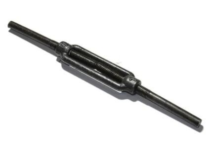 Napínač DIN 1480 zvárací M24, čierny - balenie po 1 ks