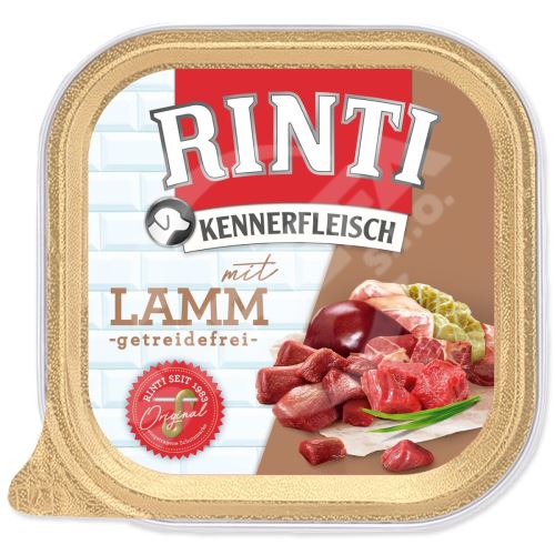 Vanička RINTI Kennerfleisch jahňacie mäso + hnedá ryža 300 g