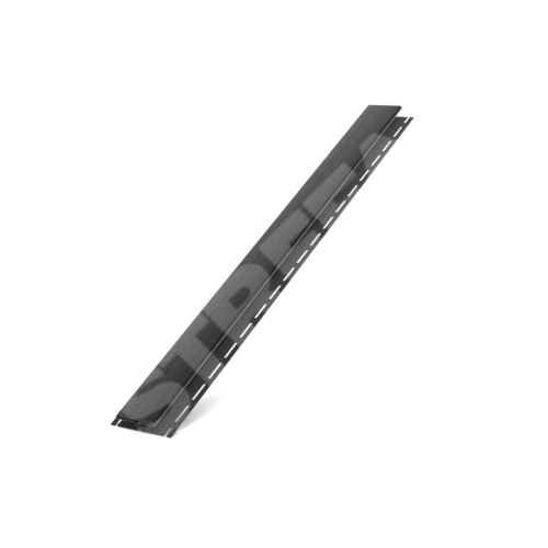 Plastový profil BRYZA "H", dĺžka 3M, čierny RAL 9005