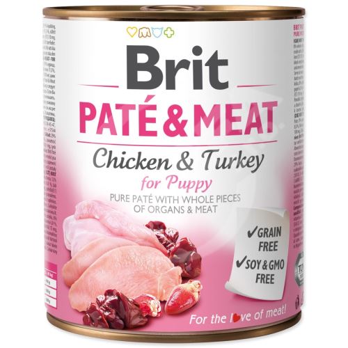 BRIT Paté & Meat Puppy 800 g