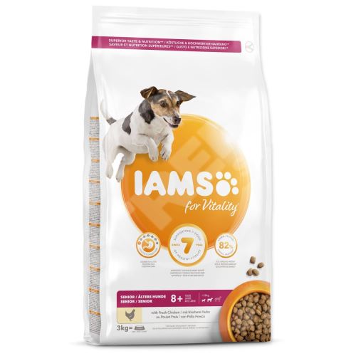 IAMS Dog Senior Small & Medium Chicken 3 kg