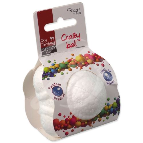 Hračka pre psov Fantasy Crazy ball M lopta z materiálu ETPU 6,5cm