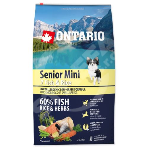 Senior Mini Fish & Rice 6,5 kg