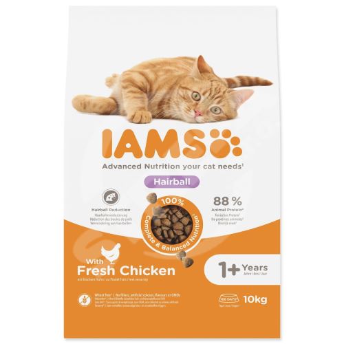 IAMS Cat Adult/Senior Hairball Chicken 10kg