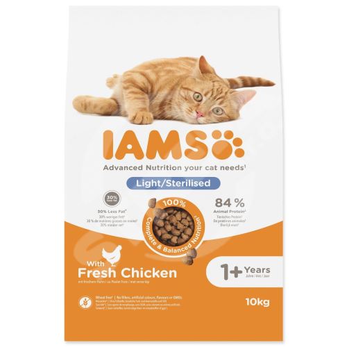 IAMS Cat Adult/Senior Weight Control/Sterilized Chicken 10kg