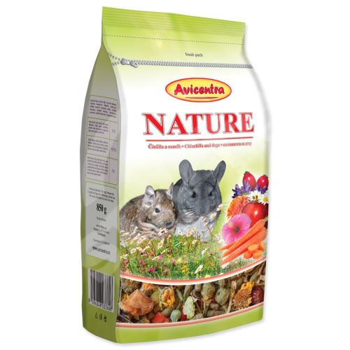 Avicentra NATURE činčila a chobotnica 850g