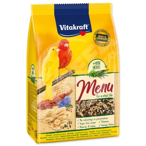 Menu VITAKRAFT Kanarien Medové vrecko 500 g