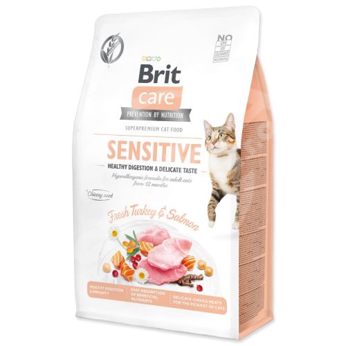 BRIT Care Cat Grain-Free Sensitive Zdravé trávenie a jemná chuť 0,4 kg