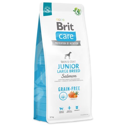 Brit Care Dog Junior Large Breed Salmon bez obilnín 12kg