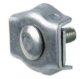Svorka na lano Simplex 4 mm, ZB - balenie po 1 ks