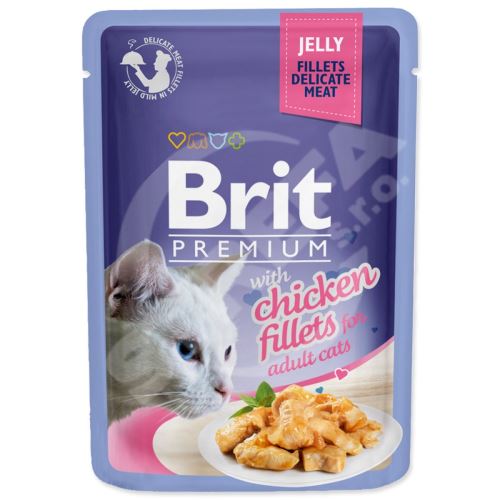 BRIT Premium Cat Delicate Fillets in Jelly with Chicken 85 g