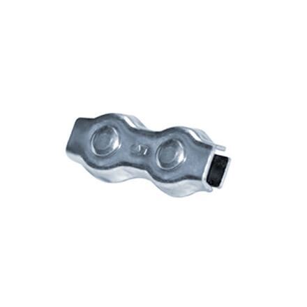 Lanové svorky Duplex 6 mm, ZB - balenie po 1 ks