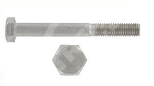 Skrutka DIN 931 M8 x 100 z nehrdzavejúcej ocele A2 - balenie 100 ks
