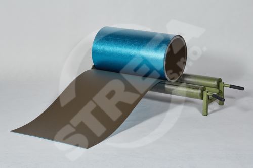 PREFA hliníkový plech Prefalz 0,70 x 1000 mm Vojenská hnedá - khaki P.10 stucco (RAL7013)
