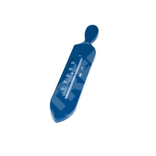 Kúpeľňový teplomer modrý plast 19cm