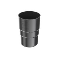 BRYZA Plastová spojka zvodu Ø 63 mm, čierna RAL 9005