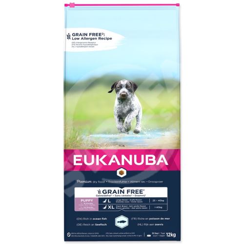 EUKANUBA Puppy & Junior Large & Giant Grain Free Ocean Fish 12kg