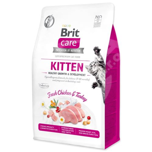 BRIT Care Mačka bez obilnín Zdravý rast a vývoj 0,4 kg