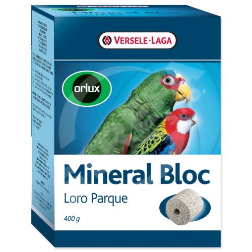 Minerálny blok Loro Parque lisovaný štrk s koralmi veľké papagáje 400 g