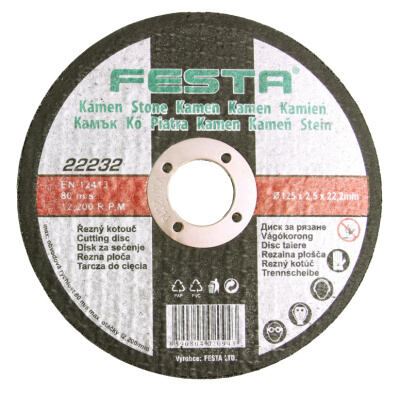 FESTA rezný kotúč na kameň 230x22,2x2,5 - balenie po 1 ks