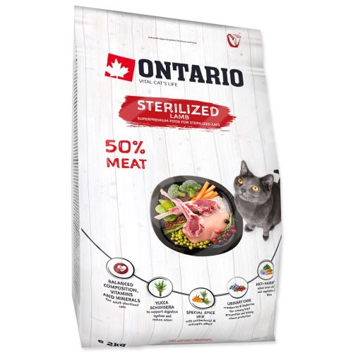 Sterilizované jahňacie mäso pre mačky 2 kg