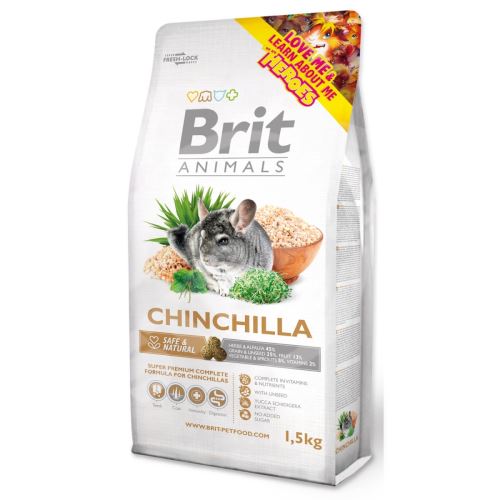 Krmivo Brit Animals Complete Chinchilla 1,5kg