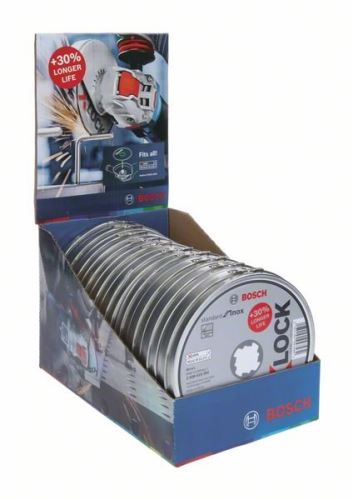 BOSCH X-LOCK Plochý rezací kotúč SfI 10×125×1,6×22,23 mm 2608619364