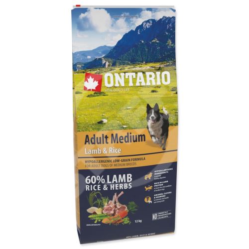 Dog Adult Medium Lamb & Rice 12 kg